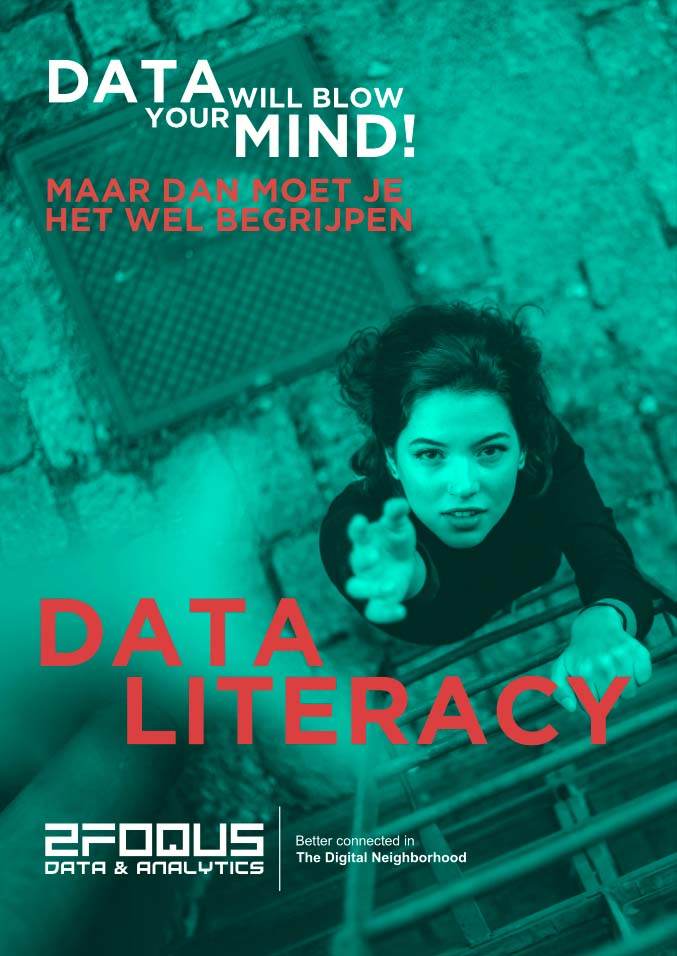 Voorkant Data Literacy leaflet 2023