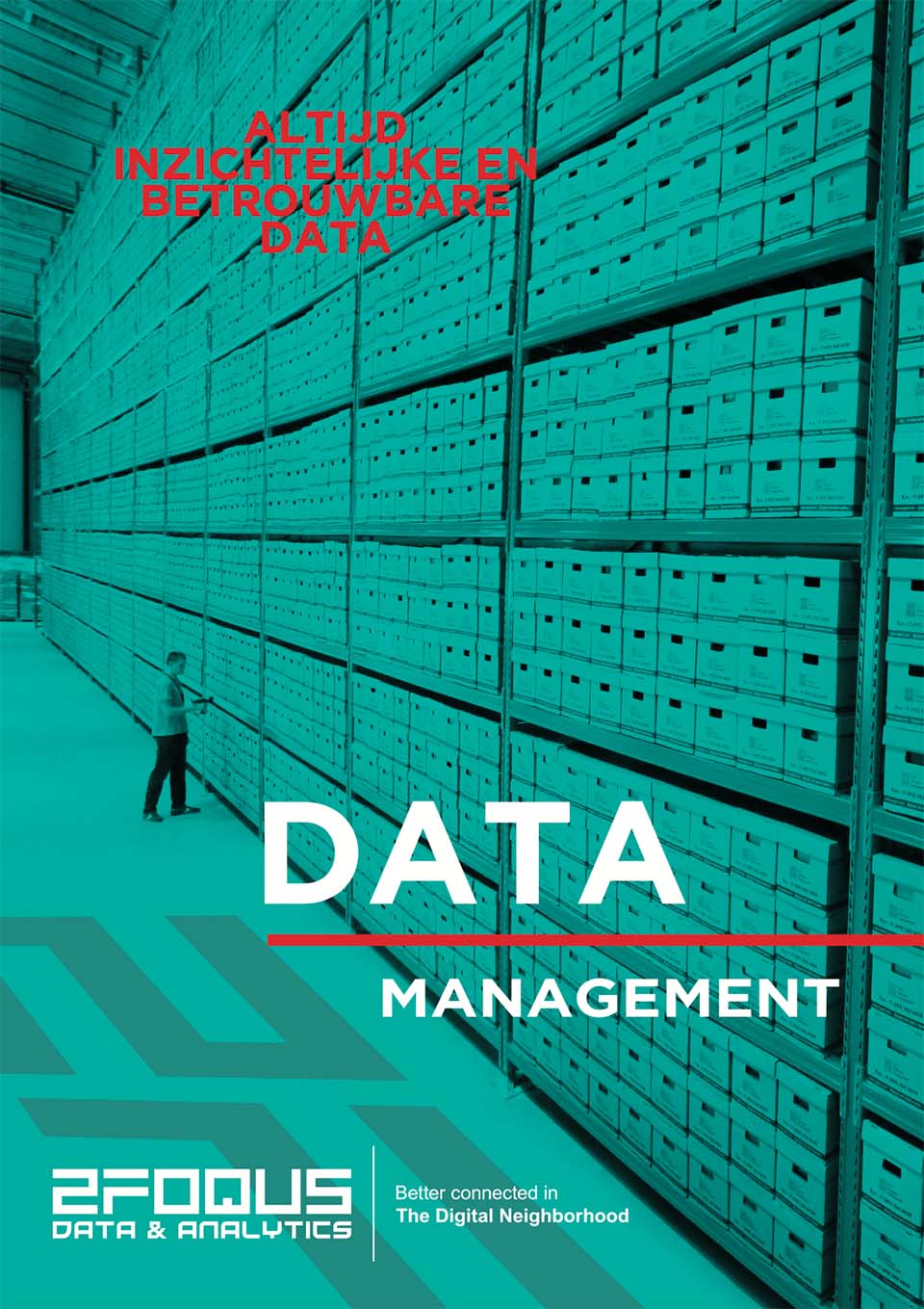 Voorkant Data Management leaflet